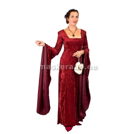 .Varrukasiiludega средневековая висит платье