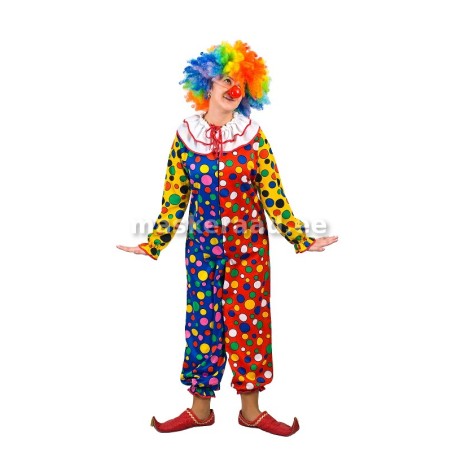 Kloun täpilises kostüümis