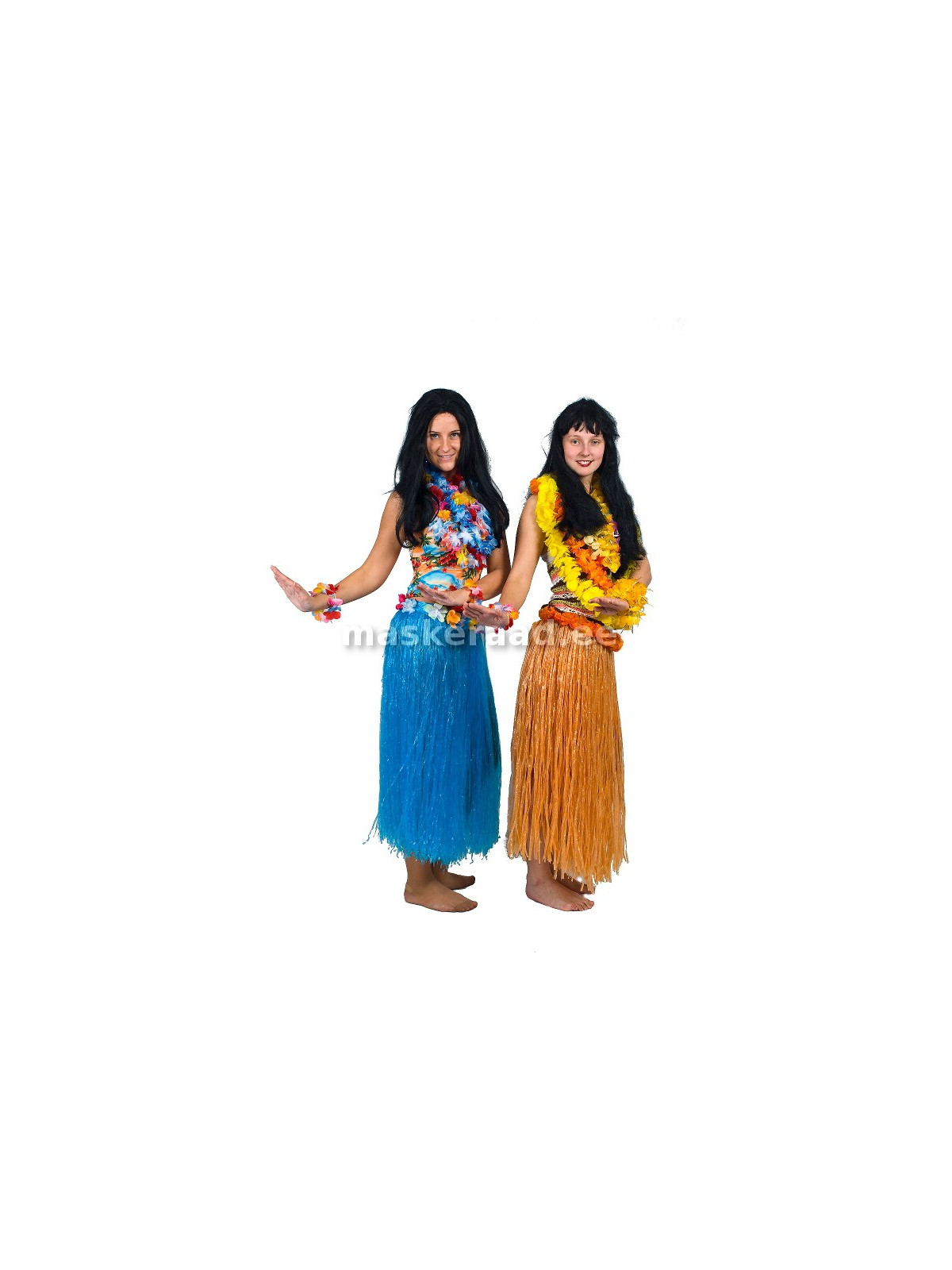 Hawaii tüdruk pika hulaseelikuga