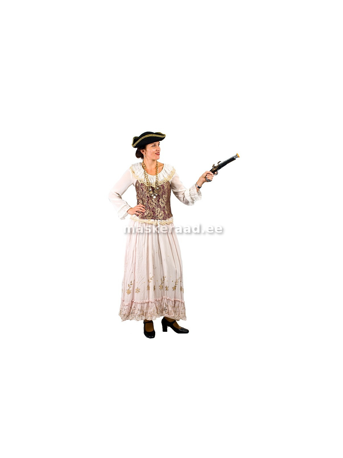 Piraaditar kuldpitsilise korsetiga