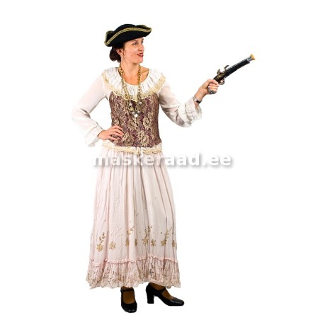 Piraaditar kuldpitsilise korsetiga