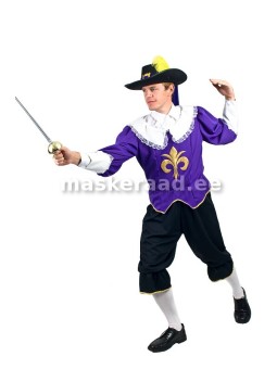 Мушкетер в фиолетовый наряд