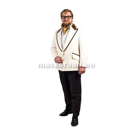 50-60 's chic cream colored sametäärtega jacket
