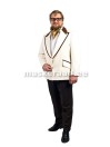 50-60 's chic cream colored sametäärtega jacket