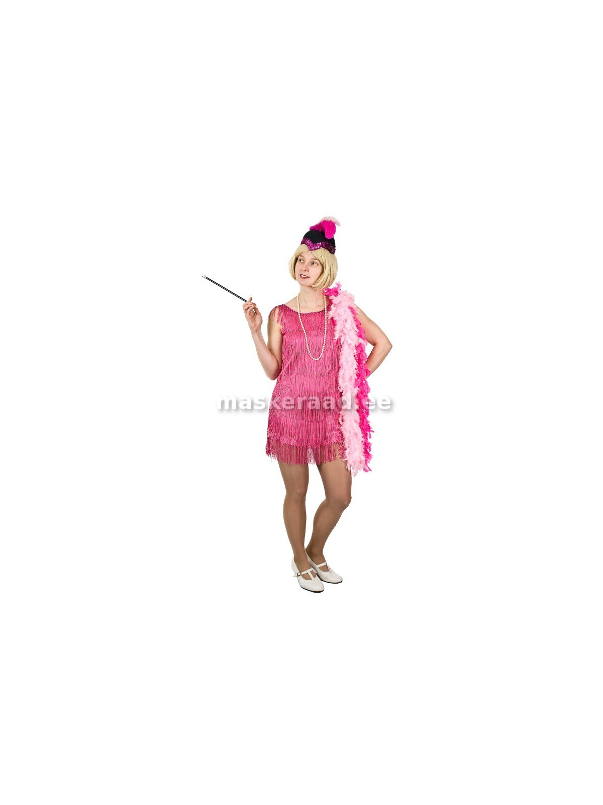 The 20-30s pink fringed dress