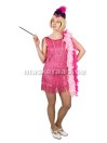 The 20-30s pink fringed dress
