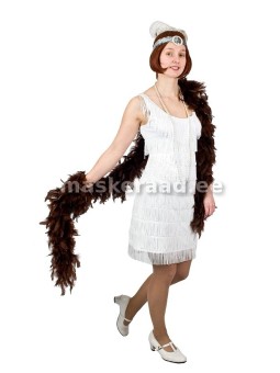 The 20-30s White fringed dress