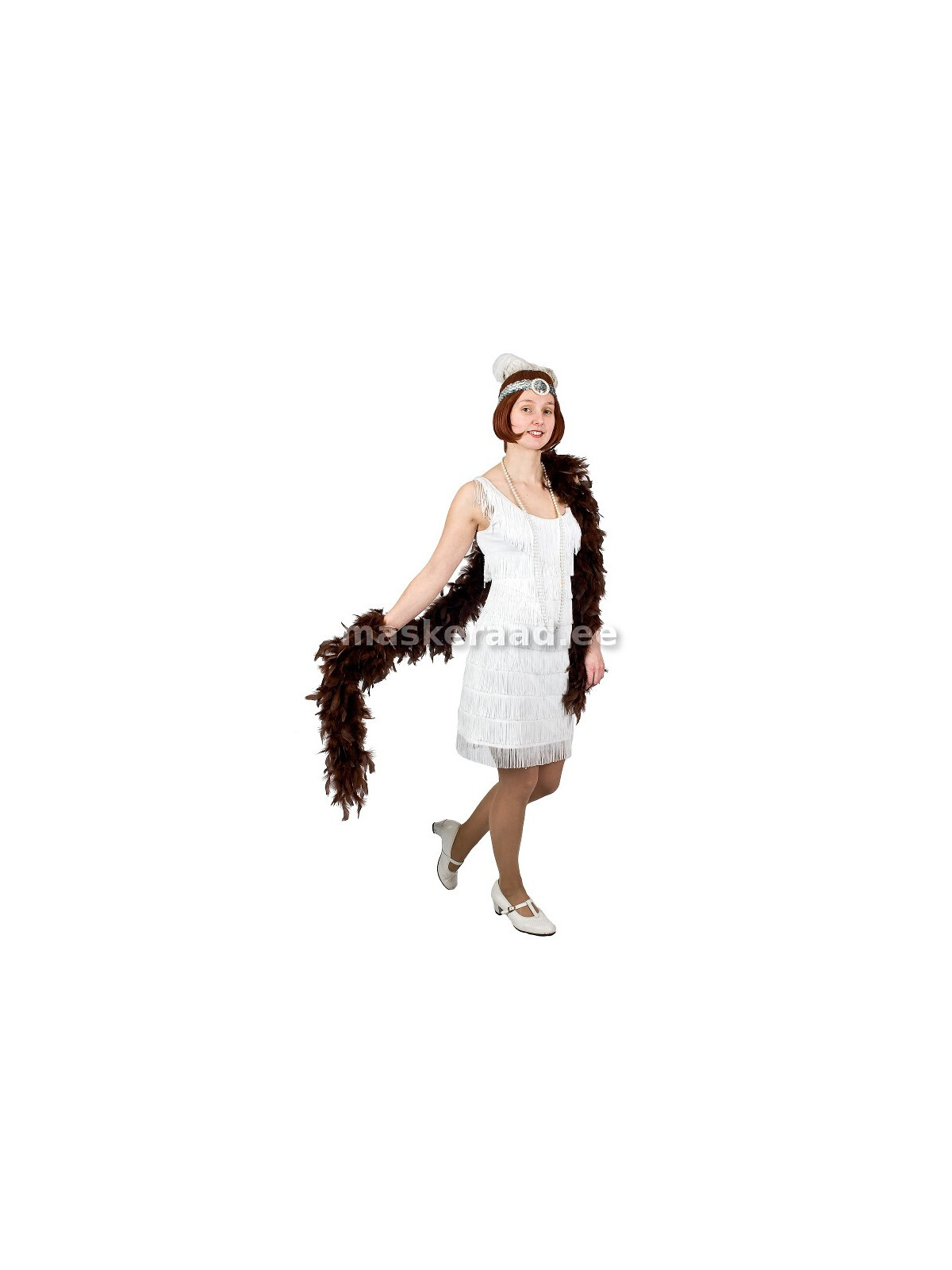 The 20-30s White fringed dress