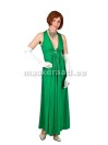 Festive dress, bright green