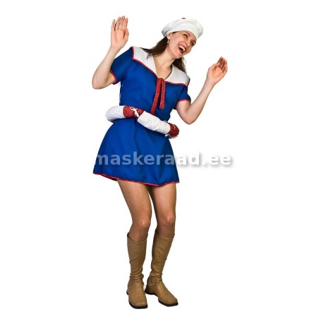 Madruseneiu sinises päästerõngaga kleidis