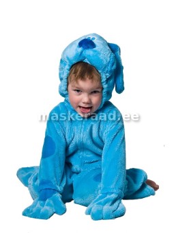 Собака, небесно-голубой