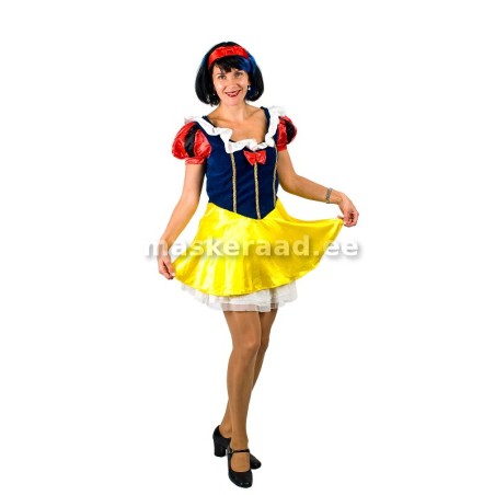 Lumivalgeke lühikeses kleidis