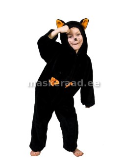 Kass must, kollaste kõrvadega