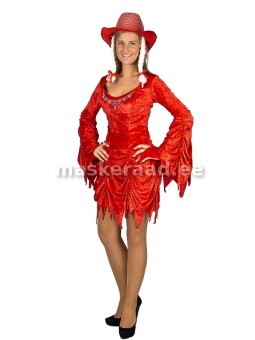 Jõuluvana abiline punases...