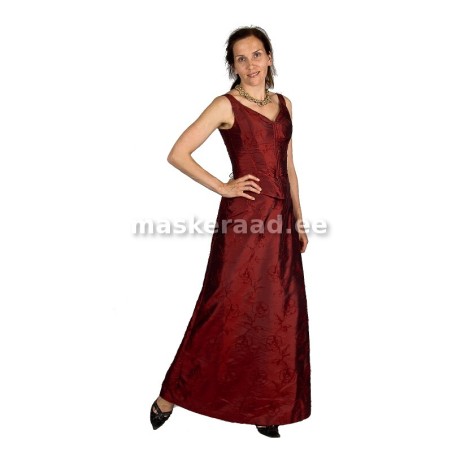 Pidulik punane korsett seelikuga