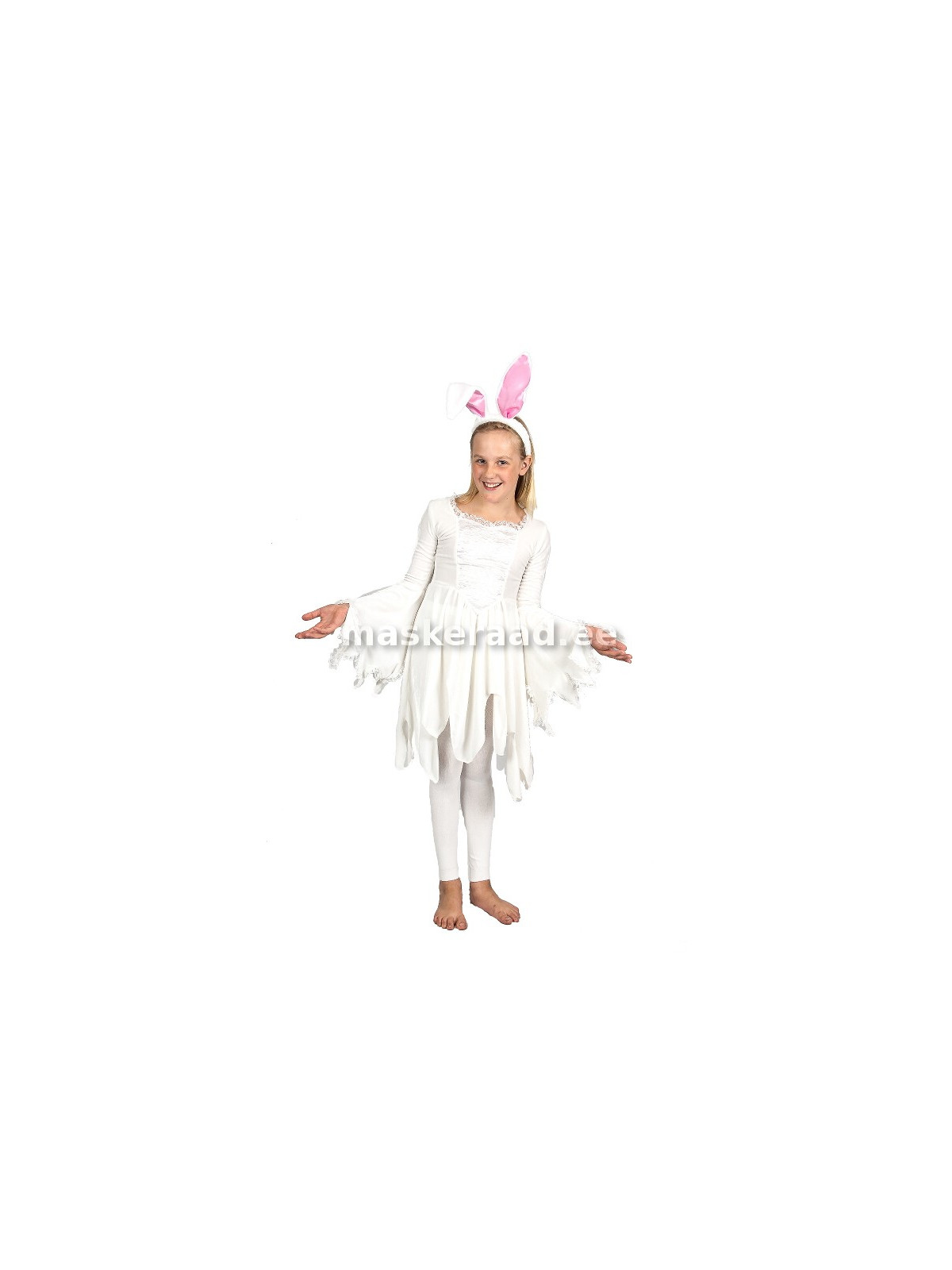 Jänes valges kleidis