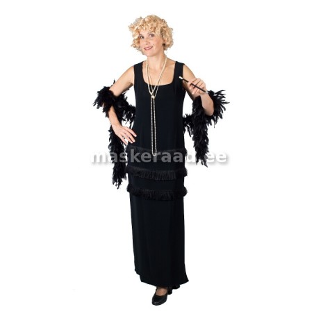 The 20-30s long black puusanarmastega dress