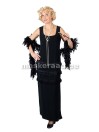 The 20-30s long black puusanarmastega dress