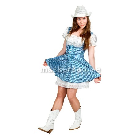 Ковбой helesinises платье