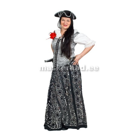 Piraaditar hõbehalli litrilise seelikuga