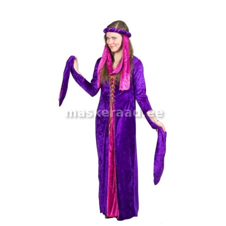 .Keskaegne sinakaslilla kleit