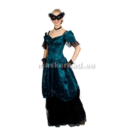 ..Maskiballi kleit, smaragdroheline