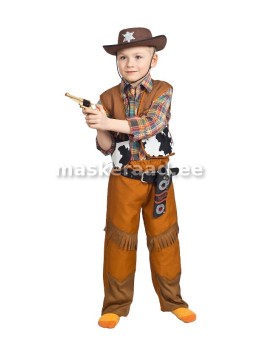 Cowboy waistcoat lehmanahkses