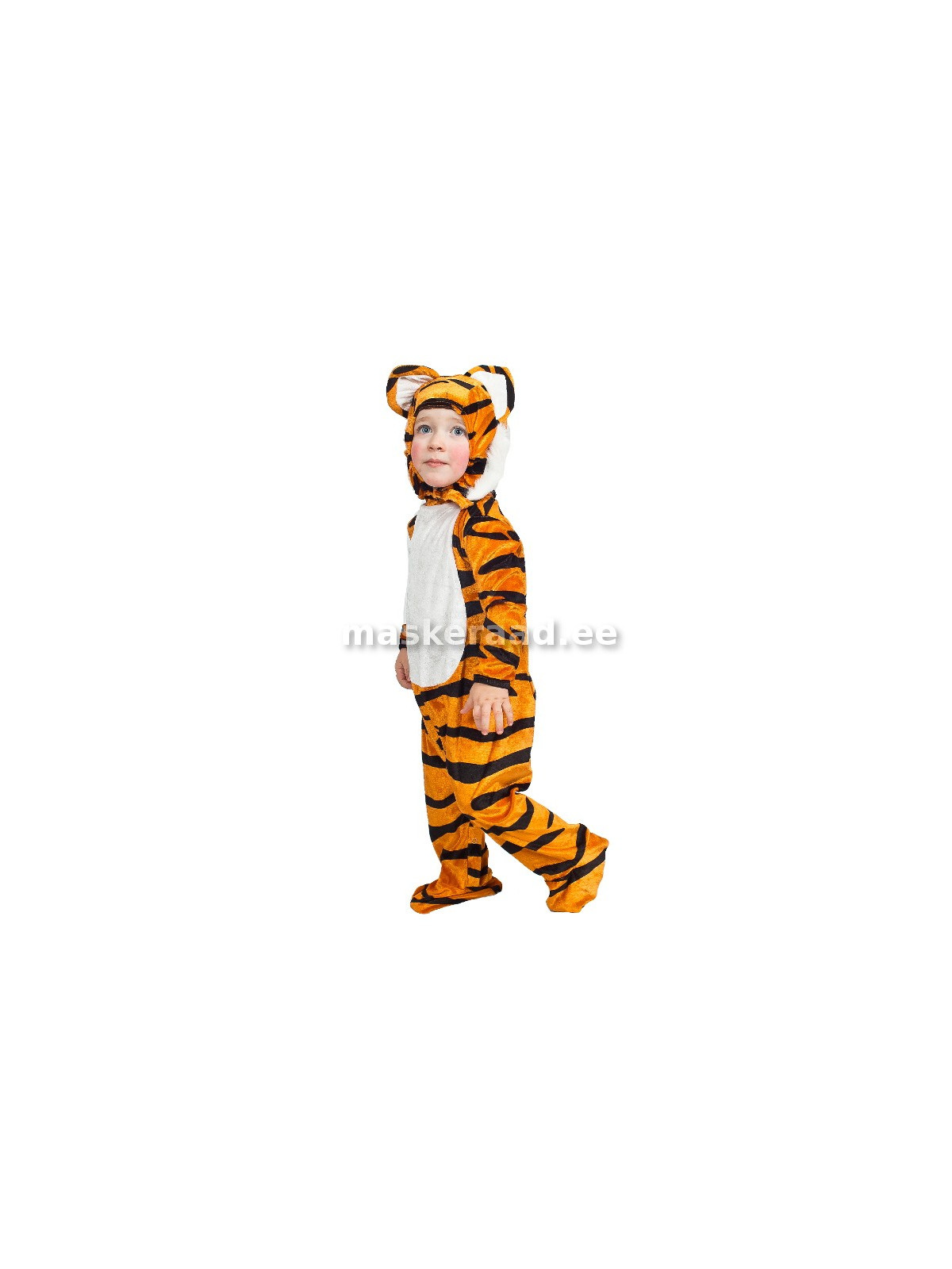 Tiiger läikiva karvaga, tilluke