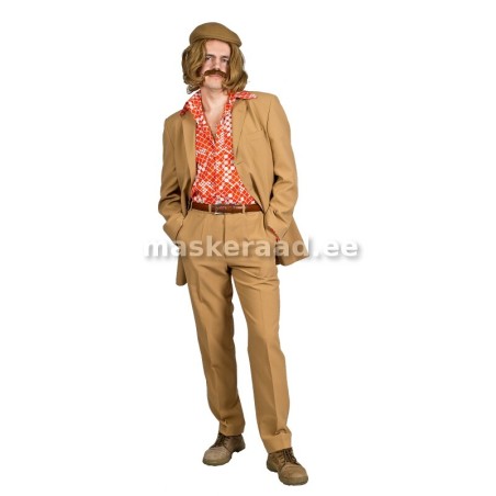 60-70-ndad Seltsimees helepruunis ülikonnas