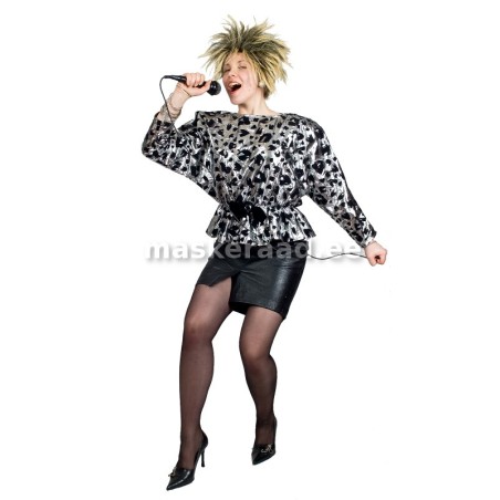 80 -ndad Tina Turner hõbedases jakis