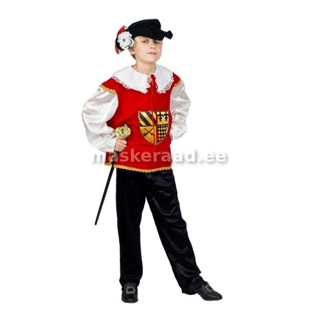 Musketär punases rüüs