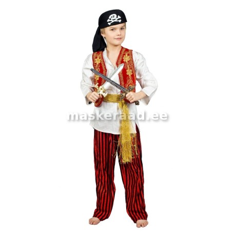 Piraat punase sametvestiga