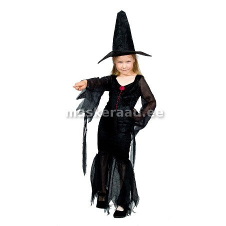 Halloweeni must elegantne nõiakleit