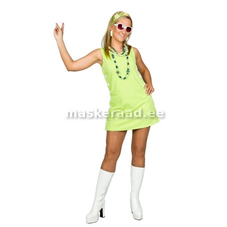 The ' 70s light green minidress