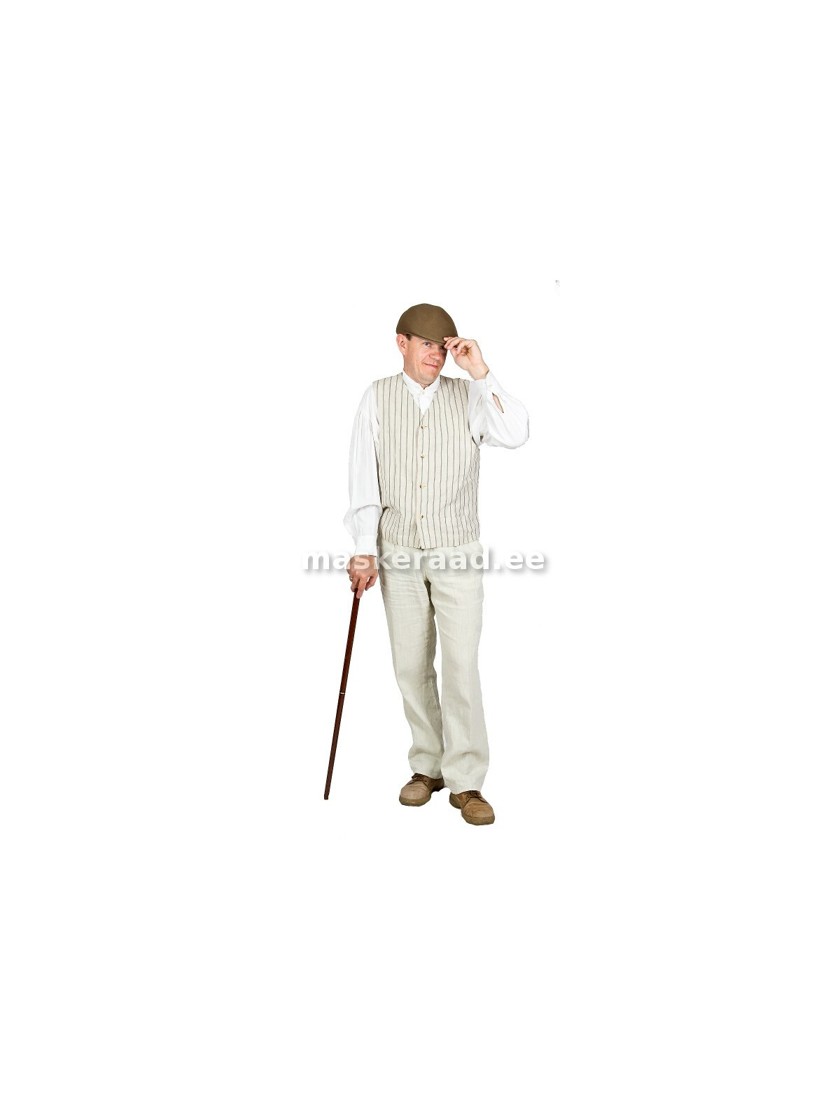 19-20 saj, härra heledas triibulises vestis