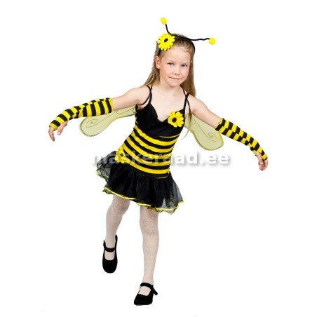 Bee shoulder straps dress, less