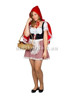 Punamütsike ruudulise...