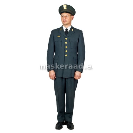 Sõjaväelane, ohvitser sinakas vormis