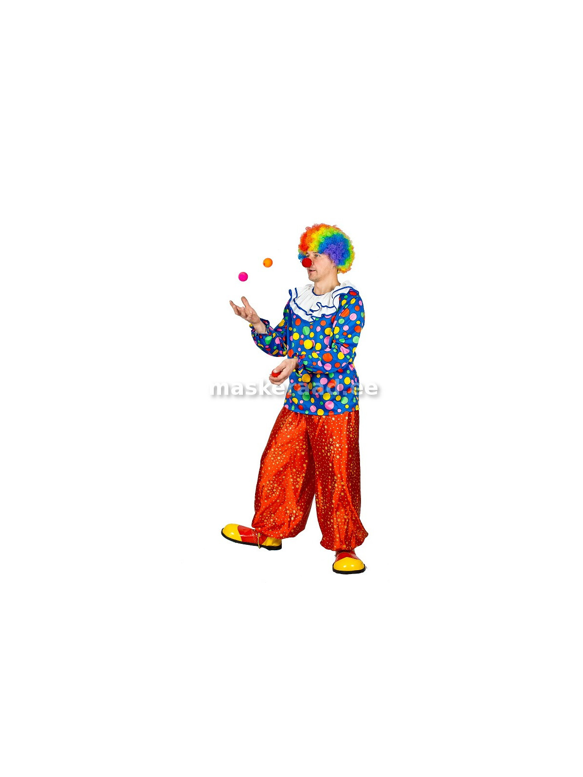 A clown in the Red pants