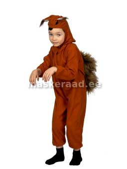 Белка с темными волосами