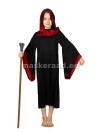 Halloween - võlur mustjas-punases rüüs