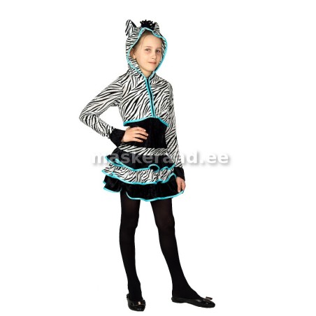 Зебра платье