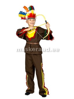 Indiaani poiss tumepruunis...