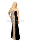 Formal black dress, to cream esisiiluga