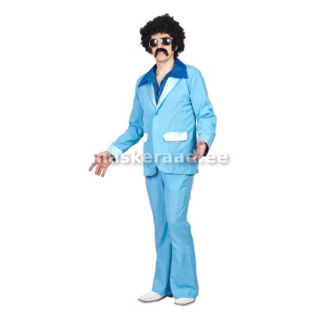The ' 70s men's light blue suit