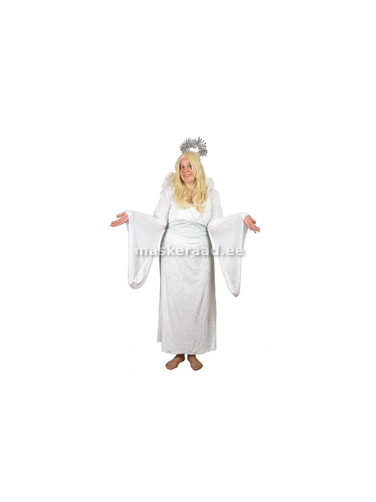 Ingel valges pikas kleidis