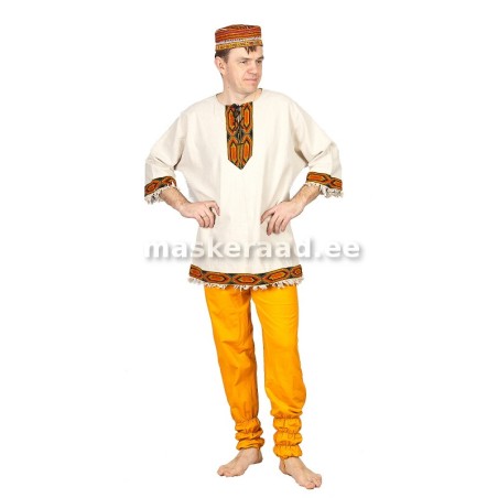 Aafrika mees tikitud särgis