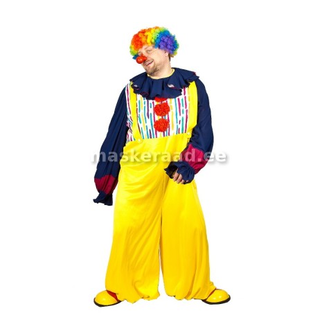 Kloun suurtes kollastes pükstes