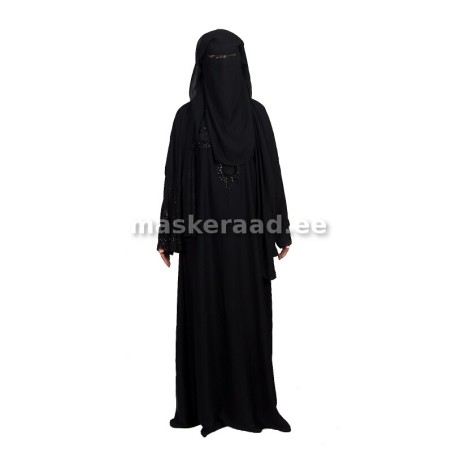 Araabia naise must rüü, burka