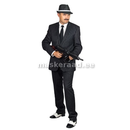 20 - 30ndad maffiapealik triibulises ülikonnas